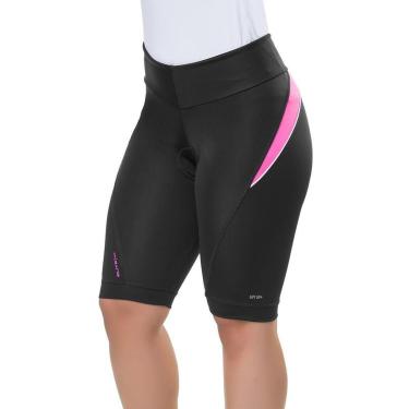 Imagem de Bermuda Ciclismo Elite 129005 Feminina - Preto e-Feminino