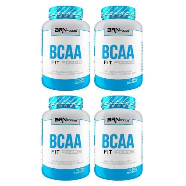 Imagem de Kit 4x BCAA 100g - BRN Foods-Unissex
