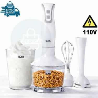 Imagem de Mixer Turbo 3 em 1 250W 110V Branco Processador Triturador De Alimento