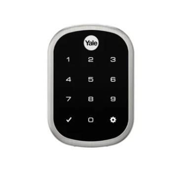 Imagem de Fechadura Digital, Yale Yrd 256, com Senha, Preta e Prata - 05425001-3