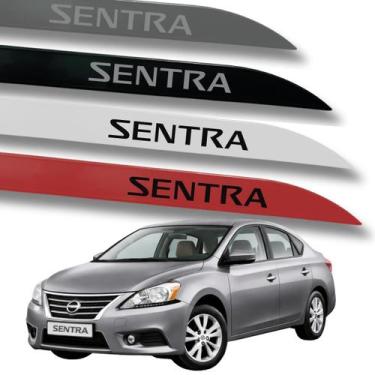 Imagem de Jogo de Friso Nissan Sentra Protetor Porta Lateral Cores - Macall, Bra