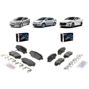 Imagem de Kit Pastilha Freio Cerâmica Elantra 1.8 / 2.0 2011 2012 2013 2014 2015