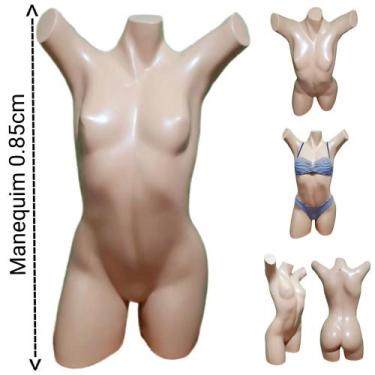 Imagem de Manequim feminino (Meio corpo pose Cláudia Raia N.38) na cor bege. - K