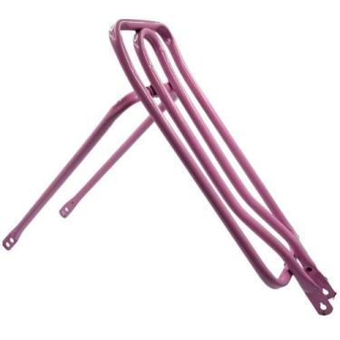 Imagem de Bagageiro Tubo Garupa Bicicleta Reto Garupeira Rosa - BIKE STILO