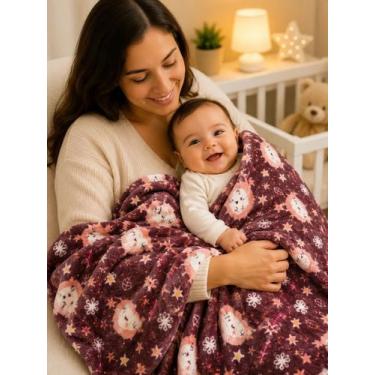 Imagem de Manta Infantil Estampada Toque Macio E Aconchegante 2392 - Bene Casa B