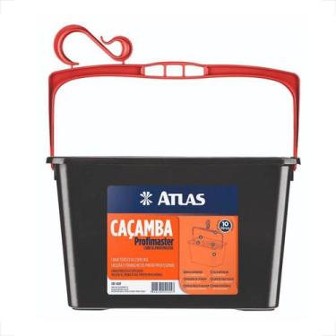 Imagem de Cacamba atlas profimaster p/pintura 610p preta 10l