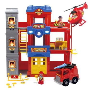 Imagem de Quartel Dos Bombeiros Maral Fire Station com Helicóptero Acessórios Lu