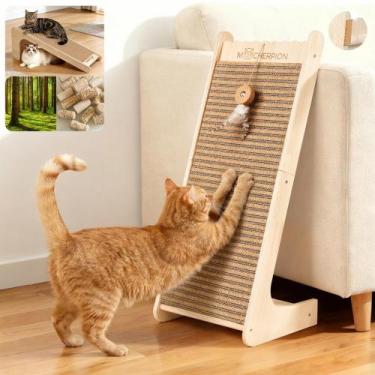 Imagem de Arranhador para Gatos Mocherpion em Cortiça Natural Reposicionável