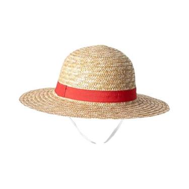 Imagem de Chapéu De Palha Amarelo Do Luffy Para Cosplay De Anime, Acessório De F
