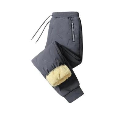 Imagem de Calças Esportivas Femininas De Inverno, Grossas E Quentes, Em Cor Sóli