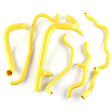 Imagem de LUXERAD 3 camadas 4,5 mm Performance Silicone Refrigerante Mangueira Aquecedor Cano para RENAULT CLIO 172 182 COP (Amarelo)