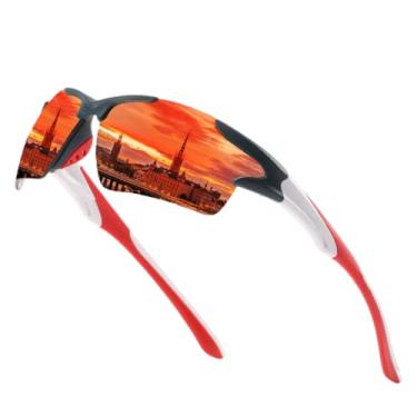 Imagem de Óculos de Sol Polarizado Masculino UV400 Lente Polarizada (Vermelho)