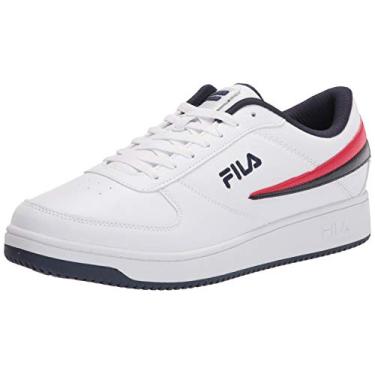 Imagem de Fila Tênis masculino baixo, Branco/azul marinho/vermelho, 42