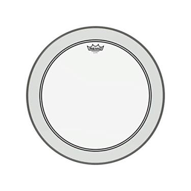 Imagem de Pele para Bumbo de 22 Polegadas Powerstroke 3 Transparente com Impact Patch P3-1322-C3