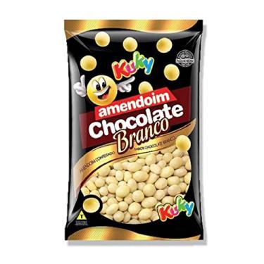 Imagem de Amendoim Confeitado Chocolate Branco 500g - Kuky