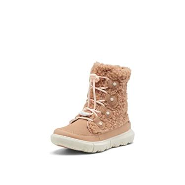 Imagem de SOREL Youth Unisex Explorer Cozy Boot - Canoe, Chalk - Size 7