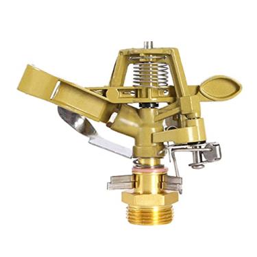 Imagem de Tingpai 0 ° -360 ° Kirsite Padrão Ajustável Chuva Pássaro Jardim Aspersor de Impacto G mado Agrícola Sp y de Latão 4 'Bocal 10-15m Distância da Água
