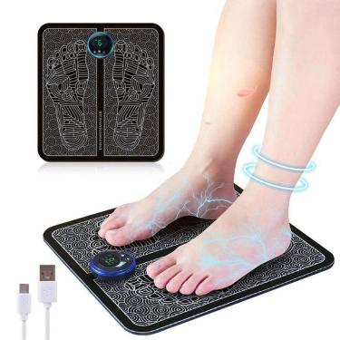 Imagem de Tapete Massageador Eletrico de Pes Pernas Bem Estar Reflexologia Massagem Muscular Relaxante