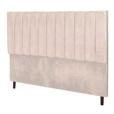 Imagem de Cabeceira Leblon Para Cama Box Queen 164 Cm Suede Bege