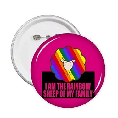 Imagem de Emblema I Am The Rainbow Sheep of My Family Pin Emblema Acessório Decoração 5 peças