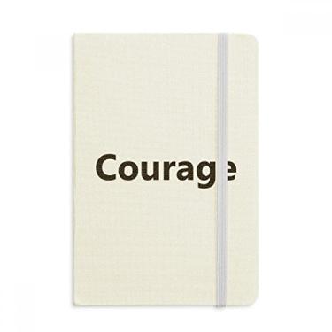 Imagem de Caderno com frases inspiradoras "Courage Word", capa dura oficial, diário clássico