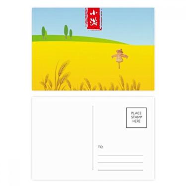 Imagem de Cartão postal de aniversário completo Twenty Four Solar Term conjunto de cartões postais de aniversário para envio de cartões de agradecimento