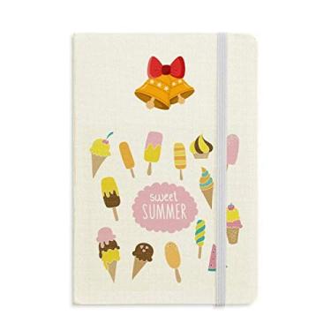 Imagem de Caderno de sorvete de verão diverso doce mas jingling Bell