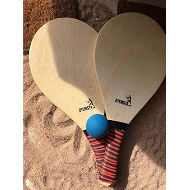 Imagem de KIT FRESCOBOL MADEIRA - JOGAR FRESCOBOL MELHOR