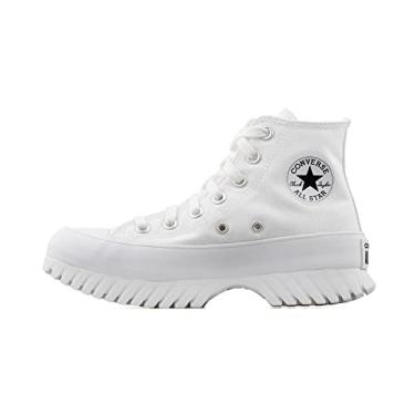 Tênis All Star Converse Plataforma De Couro Ct9830001 Branco