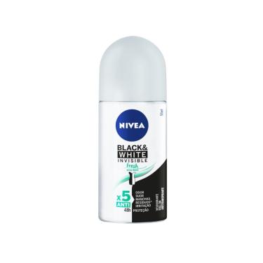 Imagem de Desodorante Nivea Black & White Invisible Fresh Roll On Antibacteriano com 50ml 50ml