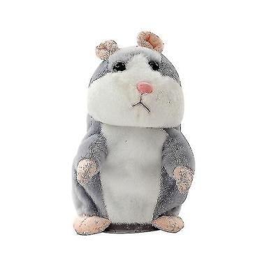 Imagem de Hamster de pelúcia falando brinquedo animal voz boneca de pelúcia 18cm-hh
