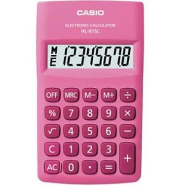 Imagem de Calculadora De Bolso 8 Dígitos Rosa Hl-815L-Bk 1 Un Casio