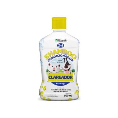 Imagem de Shampoo E Condicionador Clareador Cães E Gatos 2X1 - Kelldrin