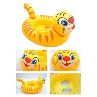 Imagem de Boia Infantil Bebe Pezinho Menino Menina Unicornio Fralda Pintinho Com Apoio Nas Pernas (Esquilo Amarelo)