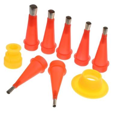 Imagem de Veemoon 1 Conjunto Bico De Aço Inoxidável Conector Do Bico De Calafetagem Bicos De Calafetar Kit De Calafetagem Cola Salsicha Silicone De Aço Inoxidável