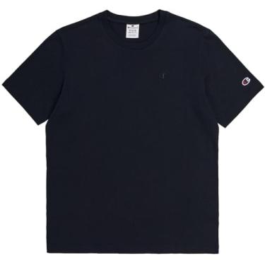 Imagem de Champion Camiseta masculina clássica, camiseta diária para homens, camiseta masculina macia confortável (reg. ou grande e alto), (Coleção 2024) Dark Sable Black, M