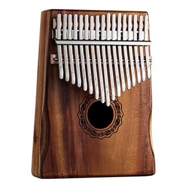 Imagem de Piano de polegar de 17 teclas, Kalimba para amantes de música, teclado de percussão de dedo Marimba, piano de dedo de bolso, piano Mbira para amantes de música (18 cm x 13 cm) XiangSiMu