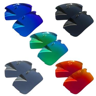 Imagem de Galvanic 5 peças de lentes de substituição e kits de borracha para óculos de sol Oakley Flak 2.0 XL OO9188 - Pacote P05