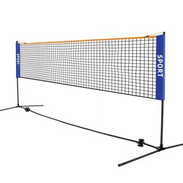 Imagem de Rede Resistente De Badminton Com Suporte, Redes De Tênis Pickleball Portáteis, Para Quintal, Parque, Academia, Praia, Fácil De Instalar (Size : 3.1m/10ft)
