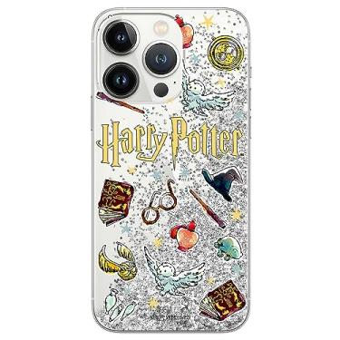 Imagem de ERT GROUP Capa de celular para Apple iPhone 13 PRO MAX original e oficialmente licenciada padrão Harry Potter 226 otimamente adaptada ao celular, com efeito de transbordamento de glitter