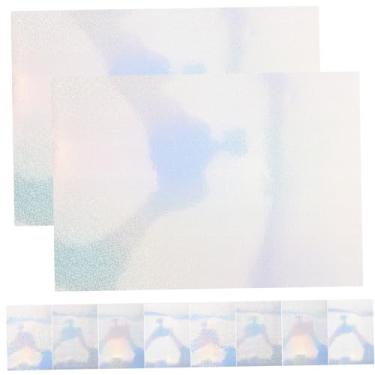 Imagem de TEHAUX 10 Folhas adesivos holográficos etiquetas adesivas adesivos scrapbook papel para impressora vinil adesivo à prova dágua adesivo de Papel de impressão adesivos multiuso carro