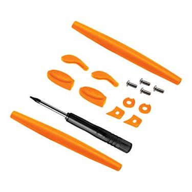 Imagem de OSharp Meias auriculares de substituição de desempenho, almofadas de nariz, chave de fenda, parafusos para óculos de sol Oakley Juliet - Laranja