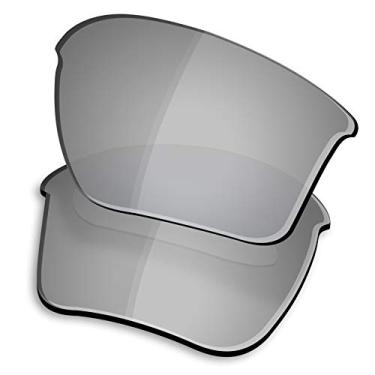 Imagem de OSharp Lentes de substituição de desempenho para óculos de sol Oakley Flak Jacket XLJ - Prata cromada