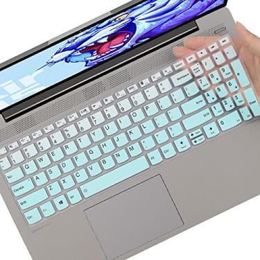 Imagem de Capa de teclado para laptop Lenovo IdeaPad 1/IdeaPad 1i 15,6 polegadas 2025 2024 2023 15IGL7 15ADA07 15IAU7 15ALC7 15IJL7, Novo Lenovo IdeaPad 1 15IGL7 39.6 cm US Layout Keyboard Cover Skin-Skin