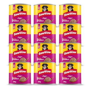 Imagem de Pack de Patê Baw Waw Para Cães Sabor Frango - 12 unidades 280g