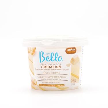 Imagem de Cera Micro-Ondas Cremosa Chocolate Branco Depil Bella, 200 g