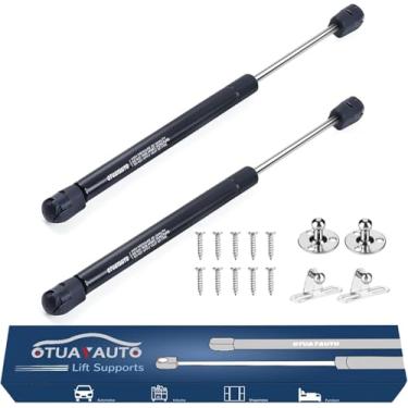 Imagem de Amortecedor a gás OTUAYAUTO de 30 cm – Suporte universal de elevação de 107 N/11 kg – amortecedores a gás C1603795 para caixa de ferramentas, suporte de tampa de caminhão, dobradiça de porta hidráulica, suporte de gás para armário, suporte de porta RV