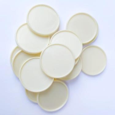 Imagem de Kit 12 Discos G 32mm de Caderno Infinito Sistema Inteligente Amor Infinito Cadernos - Liso (Pérola)