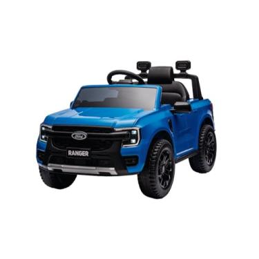 Imagem de Zippy Toys, Carro Elétrico Ford Ranger 12V com Controle Remoto para Crianças Acima de 3 Anos - Azul