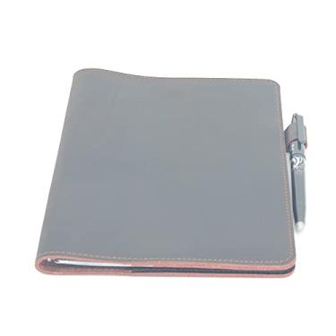 Imagem de YIYUS Capa para notebook Rocketbook Smart Business de couro legítimo para Everlast A4 Letter 28 x 21,5 cm, marrom escuro